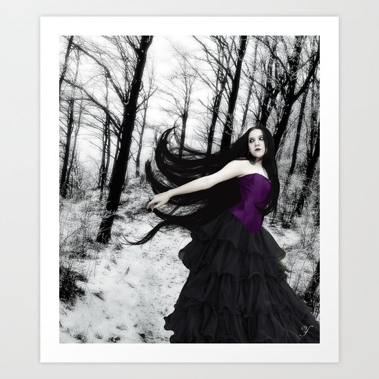 Winter in my heart Art Print