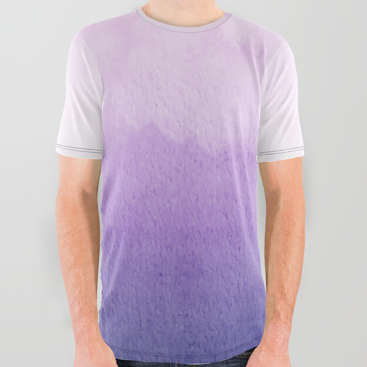 purple graphic tee
