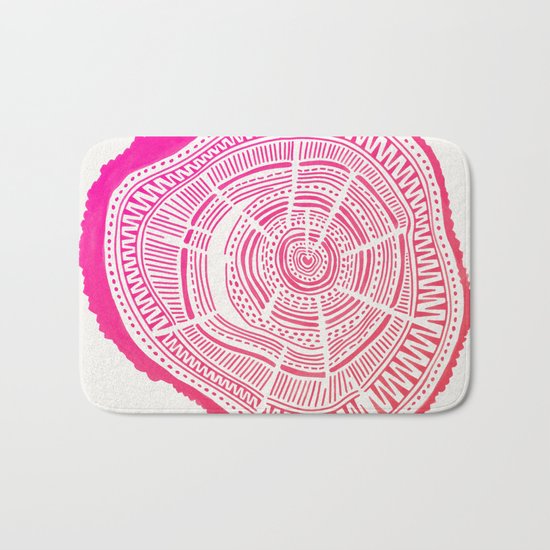 Ponderosa Pine – Pink Ombré Palette Bath Mat