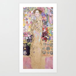 Gustav Klimt Portrait Of Maria Munk Unfinished Art Print