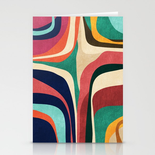 Impossible contour map Stationery Cards