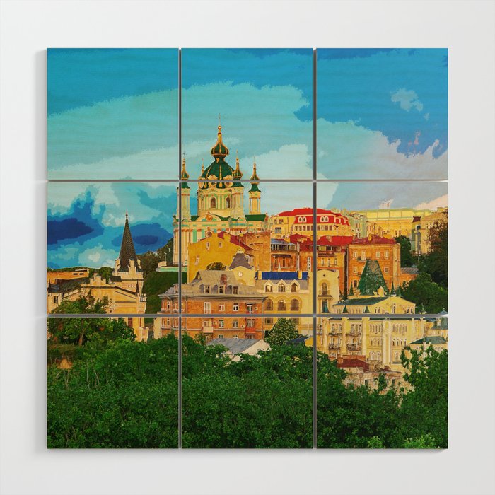 Kiev: A City of Elegant Designs and Timeless Traditions Wood Wall Art