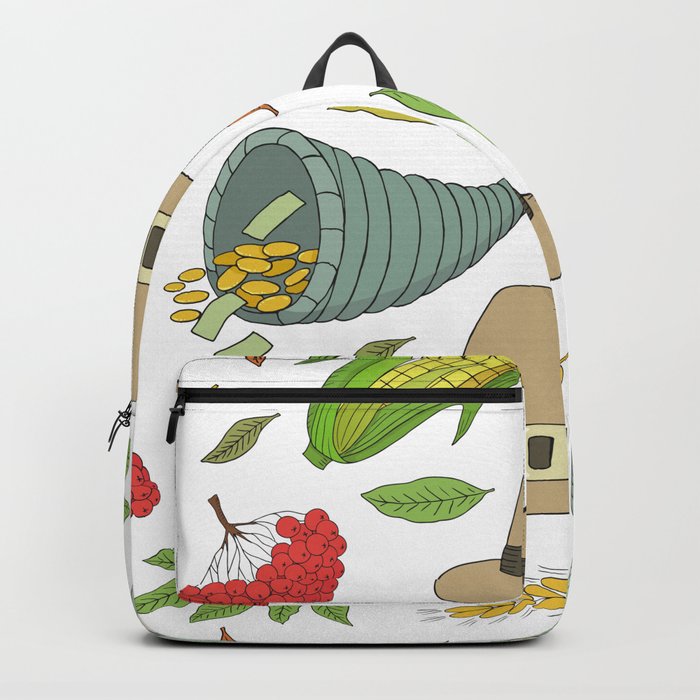 Thanksgiving Pattern Backpack