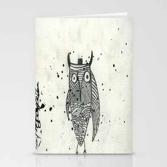 owl Stationery Cards