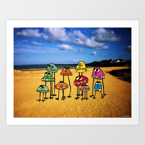 - family sea - Art Print