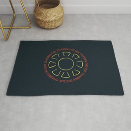 Chasing the sun. Music Summer Gift. Area & Throw Rug