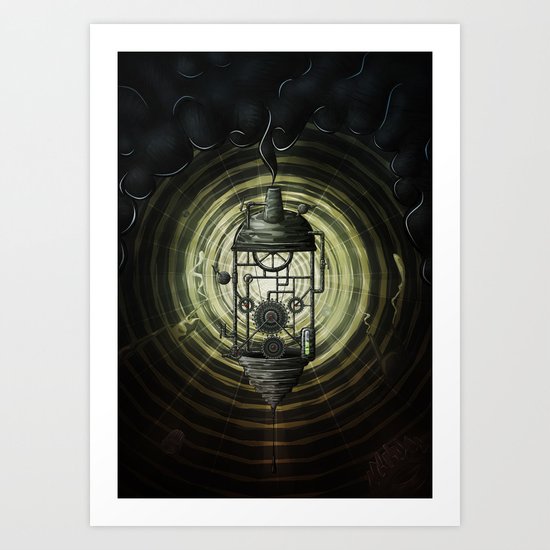 Steam Machine Art Print
