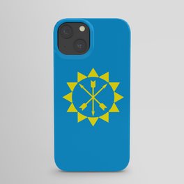 Flag Of Khmelnytskyi or Proskuriv iPhone Case