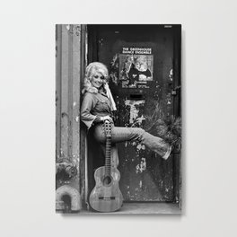 Dolly Parton Vintage Art Print Metal Print | Parton, Iconic, Youngdolly, 9To5, Music, Red, Digital, Blonde, Typography, Country 