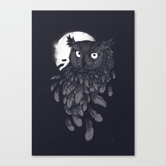 Vanishing in the night II Canvas Print