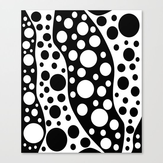 Zebra Spots Canvas Print