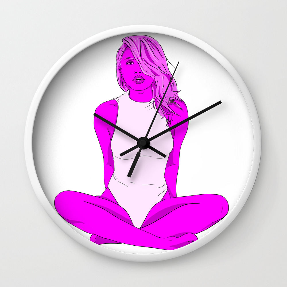 Yessa Tessa Wall Clock By Packtheripper Society6