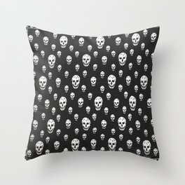 skull pillow alexander mcqueen Throw Pillow