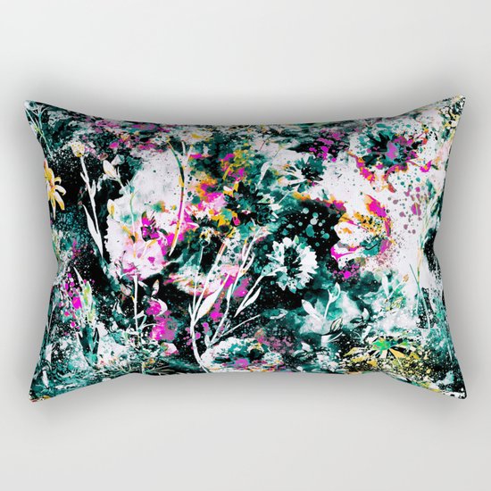 Space Garden III Rectangular Pillow