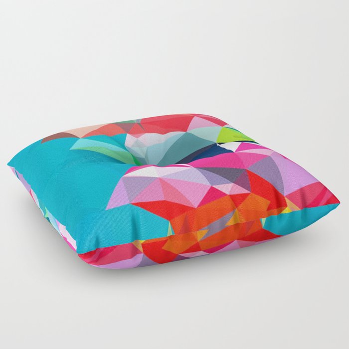 Abstract 6 Floor Pillow