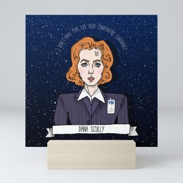 Dana Scully Mini Art Print