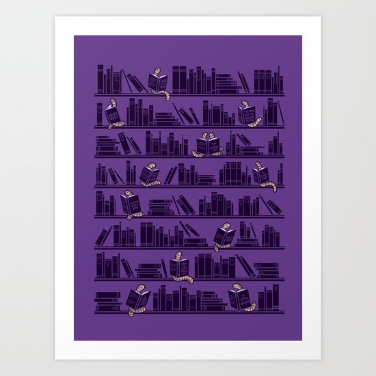 Bookworms Art Print