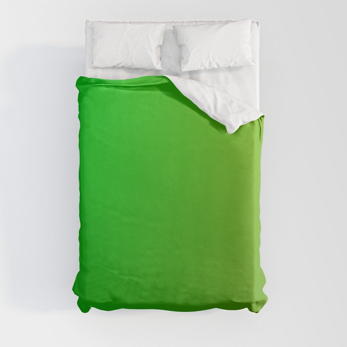 23  Green Gradient Background 220713 Minimalist Art Valourine Digital Design Duvet Cover