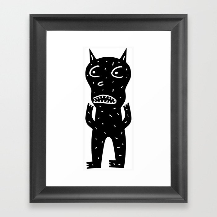 Monster Z Framed Art Print