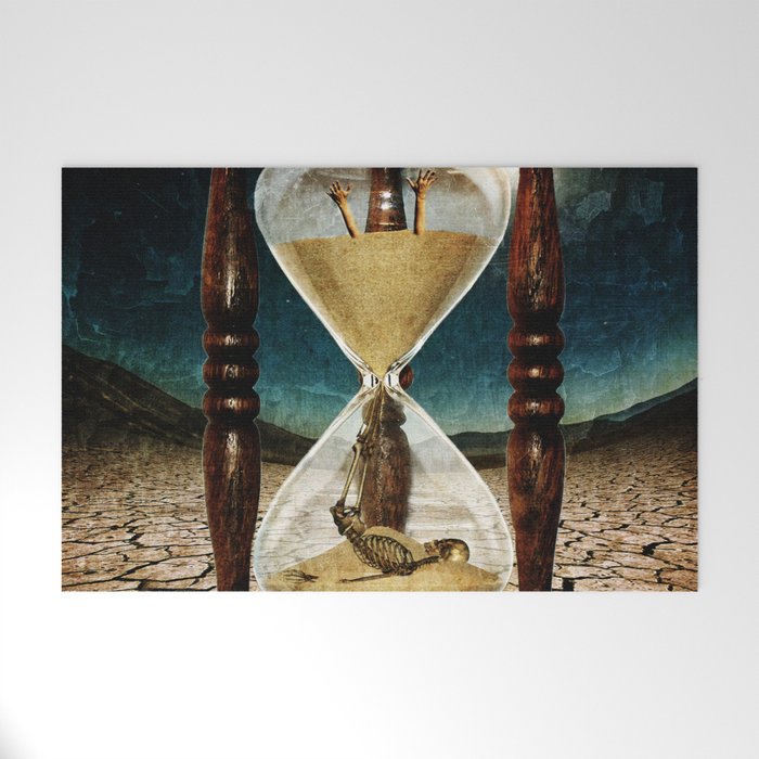 Sands of Time ... Memento Mori Welcome Mat