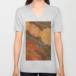 Abstract hand painted watercolor. Nice background V Neck T Shirt