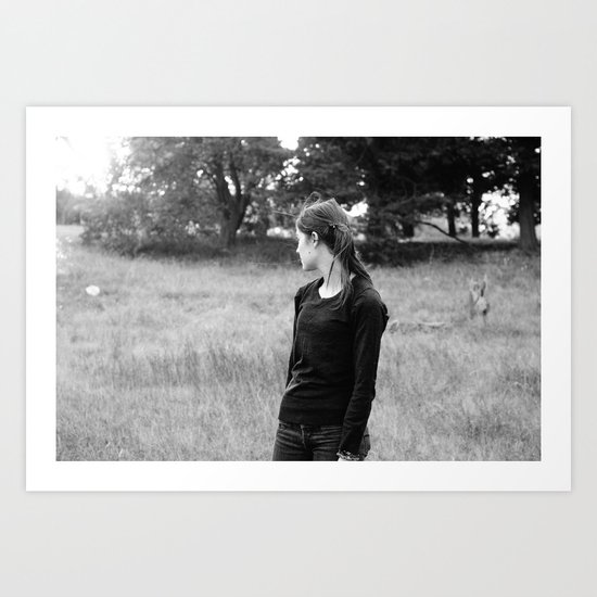 Girl2 Art Print
