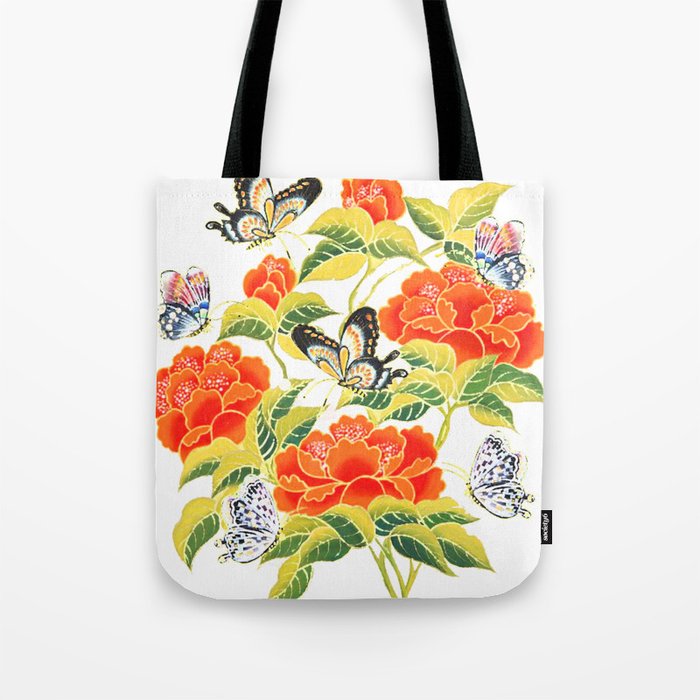 Water Color Art Butterfly Garden Tote Bag by Nicholas Joseph Lim | Society6