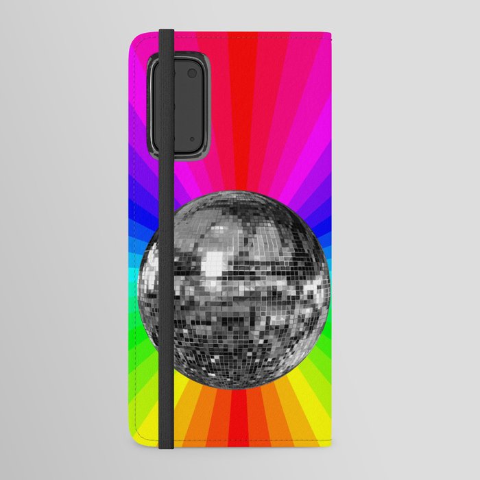 Disco Ball Rainbow Funky Prism Party Android Wallet Case