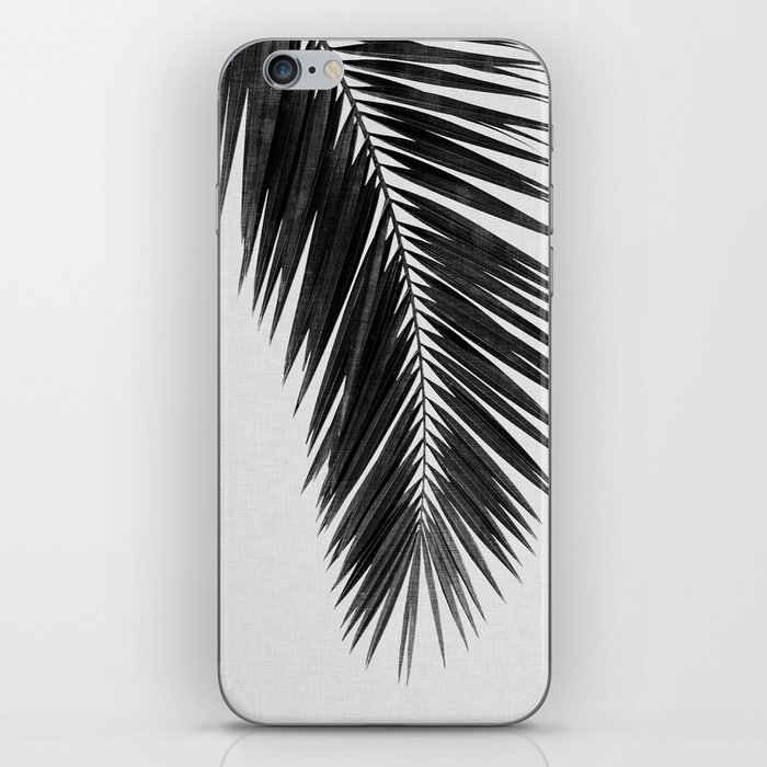 Palm Leaf Black & White I iPhone Skin