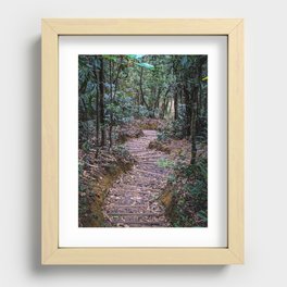 Hiking Trail Recessed Framed Print
