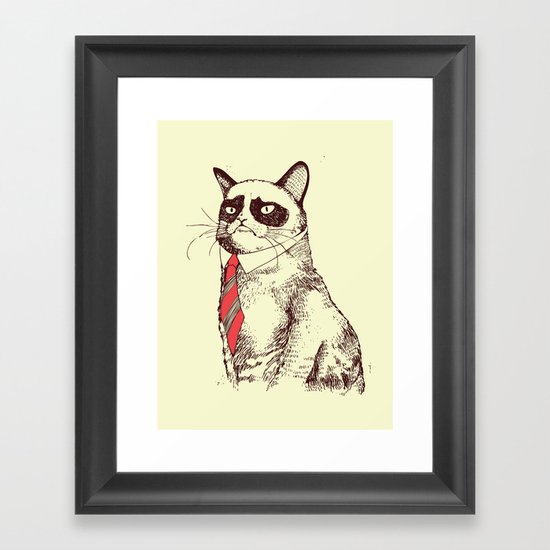 OH NO! Monday Again! Framed Art Print