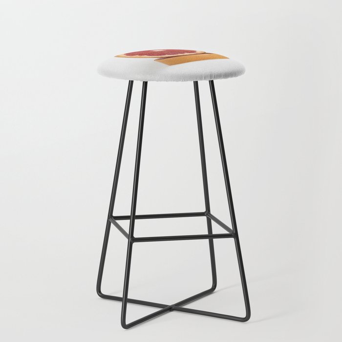 Red Grapefruit Bar Stool