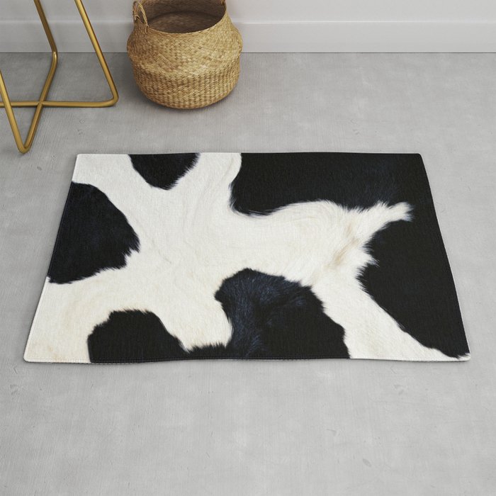 Cow texture ,animal print Rug