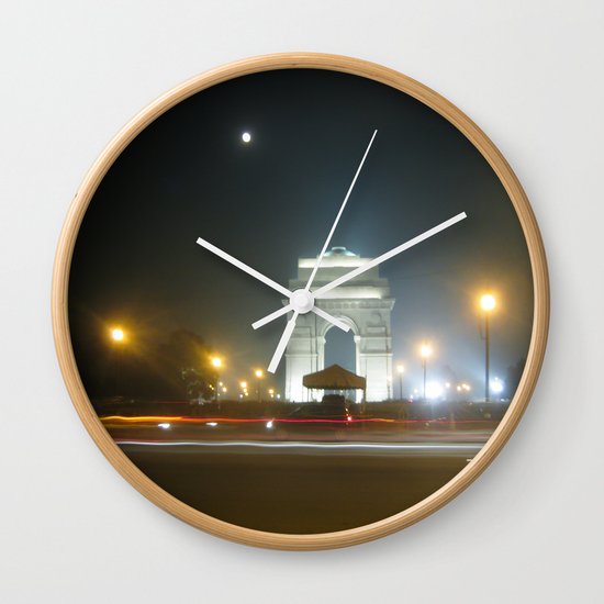 Rush Hour - India Gate Wall Clock