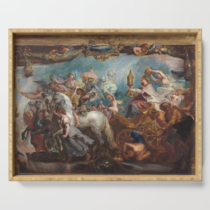 The Triumph of the Church, after 1628 Serving Tray