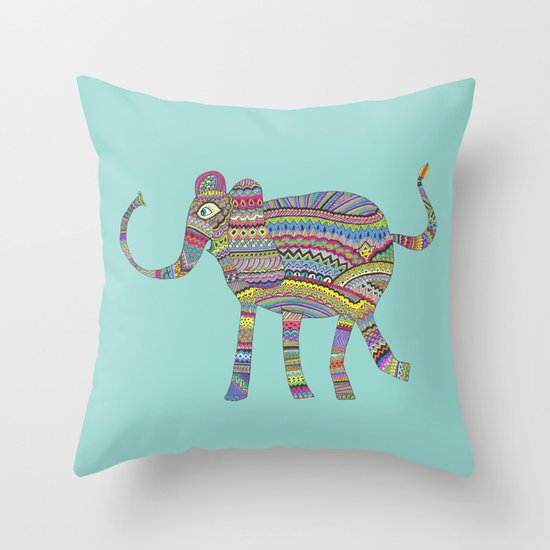 rainbow child Throw Pillow