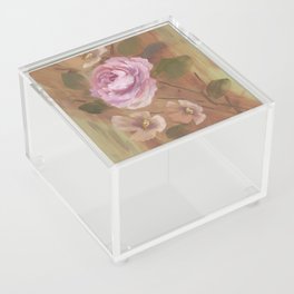 Rose and Blossom Bouquet Acrylic Box