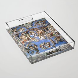Michelangelo - The Last Judgment Acrylic Tray