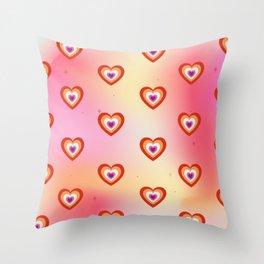Love Heart Amor Valentine's Throw Pillow