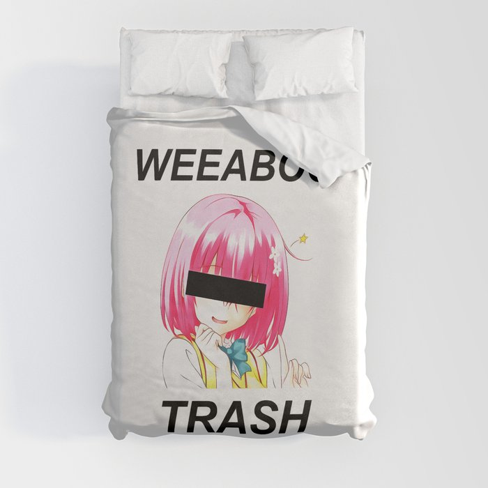 Weaboo Trash Duvet Cover