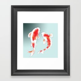 Koi Fish Framed Art Print