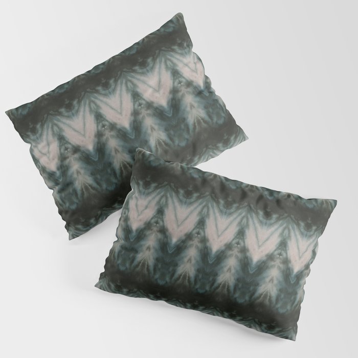 Shades of Green Shibori Pillow Sham