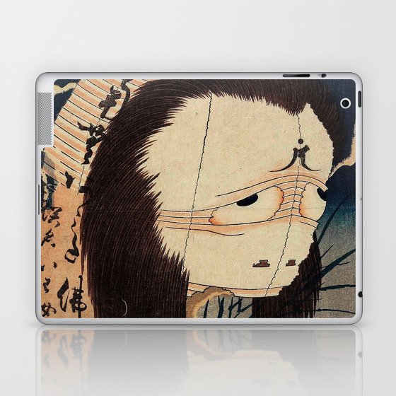 Hokusai, The ghost of Oiwa Laptop & iPad Skin