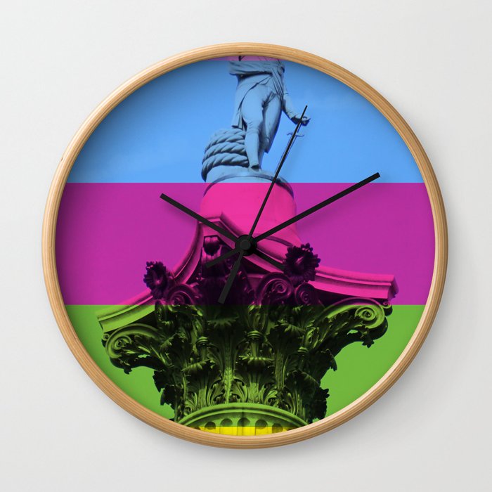 Nelson in color Wall Clock