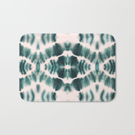 BOHEMIAN EMERALD SHIBORI Bath Mat