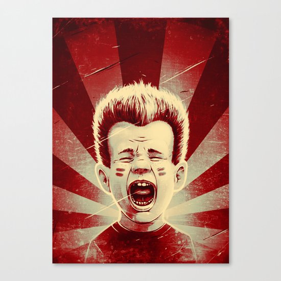 Red Noise Canvas Print
