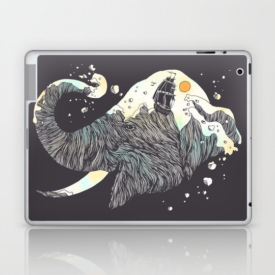 The Grey Gust and the Savage Sea Laptop & iPad Skin