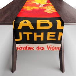 Vintage poster - La Chablisienne Table Runner