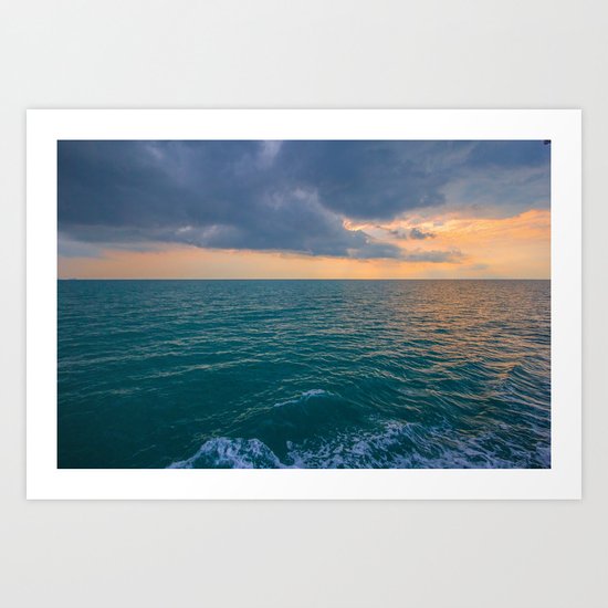 Glowing Horizon Art Print