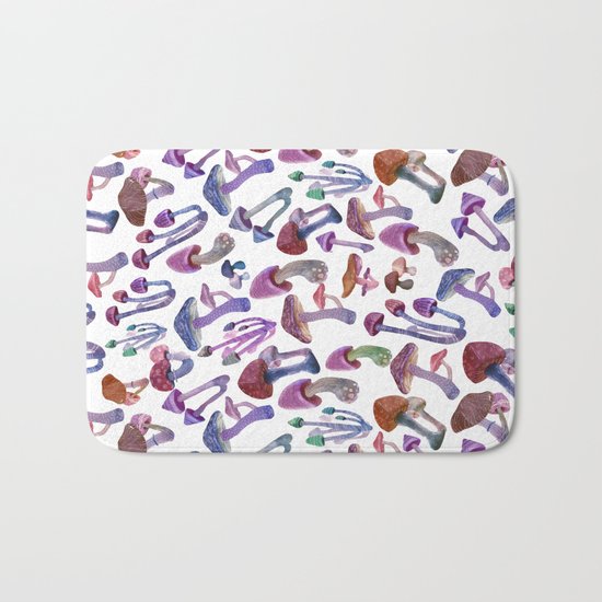 mushrooms Bath Mat
